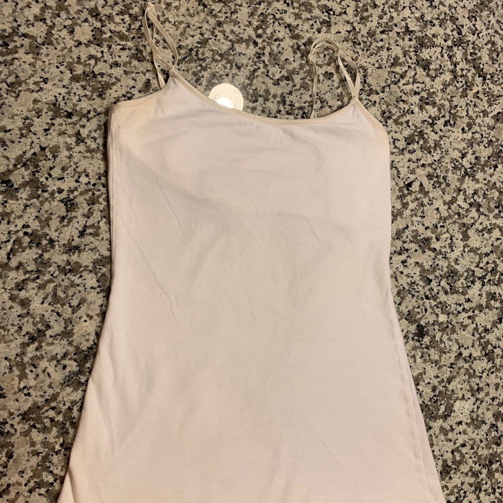 Camisole White Tank Top, Undershirt, Medium